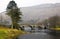 Kenmore Bridge in the mist  Kenmore, Perthshire, Scotland, U.K