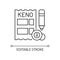 Keno linear icon