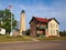 Kenosha Lighthouse Southport Light and Keeper`s House