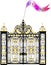 Kensington Palace Gate, newborn royal baby girl announcement