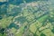 Kent villages, aerial view