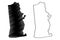 Kenton County, Kentucky U.S. county, United States of America, USA, U.S., US map vector illustration, scribble sketch Kenton map