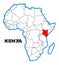 Kenya Africa Map