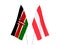 Kenya and Austria flags