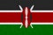 Kenya flag carpet texture use as a background, the symbol of Kenya country. proud to be Kenya people who running in the world.