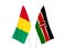 Kenya and Guinea flags