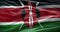 Kenya national flag waving background, 4k backdrop animation