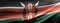 Kenya national flag waving texture background. 3d illustration