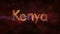 Kenya - Shiny looping country name text animation