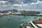 Keppel Harbour and Singapore Skyline