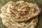 Kerala Paratha - a layered flatbread from Kerala