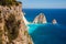 Keri cliffs in Zakynthos Zante island in Greece