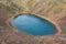 Kerid crater lake in the Golden Circle, Iceland