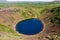 Kerid crater - Volcanic crater lake in Golden Circle, Iceland 11.06,2017