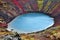 Kerid volcanic crater in Iceland