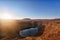 Kerid volcanic crater lake