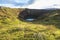 Kerid volcano crater on golden circle route, Iceland