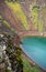 KeriÃ° volcanic crater lake also called Kerid or Kerith in southern Iceland