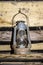 Kerosene lamp hanging in the attic