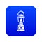Kerosene lamp icon blue vector