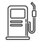 Kerosene station pump icon outline vector. Fuel energy gasoline