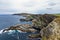 The Kerry Cliffs in the southwest of Ireland.