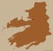 Kerry, county of Ireland, on solid. Pattern