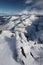 Kerry mountains covered with snow