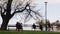 Keszthely, Hungury, June 2017: People rest in a park near Lake Balaton. Walking, sitting on benches