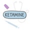 Ketamine word concept