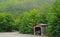 Ketchikan, Alaska: A dust-covered antique car in a wooden shed