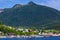 Ketchikan Alaska Harbor with Towering Mountains