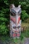 Ketchikan, Alaska: A totem on the grounds of Potlatch Totem Park