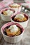 Keto Diet Berry Crumble with Almond Flour and Sugar-Free Berry Sauce