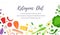 The keto or ketogenic diet. A diet low in carbohydrates for weight loss. Baner template design