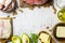 Ketogenic diet food. Balanced low-carb food background. Fish, meat, cheese, nuts on a white background. Healthy balanced food with