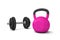 Kettlebell dumbbell weight lifting bodybuilding weightlifting