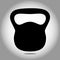 Kettlebell. Equipment for fitness. Sport inventory