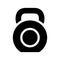 Kettlebell Icon Vector Symbol Design Illustration