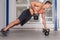 Kettlebells pull up crossfit fitness training