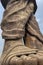 Kevadia, Gujarat INDIA - December 23, 2019: Closeup of the Foot of the Statue of Unity