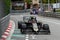 Kevin Magnussen approaching the famous Monaco hairpin