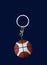 Key chain with mini red basketball ,