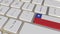 Key with flag of Chile on the computer keyboard switches to key with flag of China, translation or relocation related