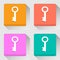 Key icons great for any use. Vector EPS10.