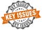 key issues seal. stamp