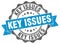 key issues seal. stamp