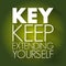 KEY - Keep Extending Yourself acronym, business concept background