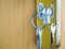 Key to apartment door