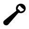 The key-uncorking icon. A bottle opener is a kitchen appliance designed for convenient removal of metal stoppers from bottles.